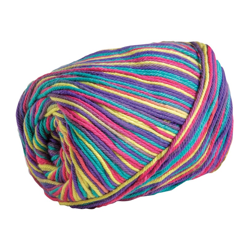 KnitPicks Knit Picks Dishie Multi Worsted Weight 100% Cotton Yarn - 100 g (Summer Jams) - Image 1